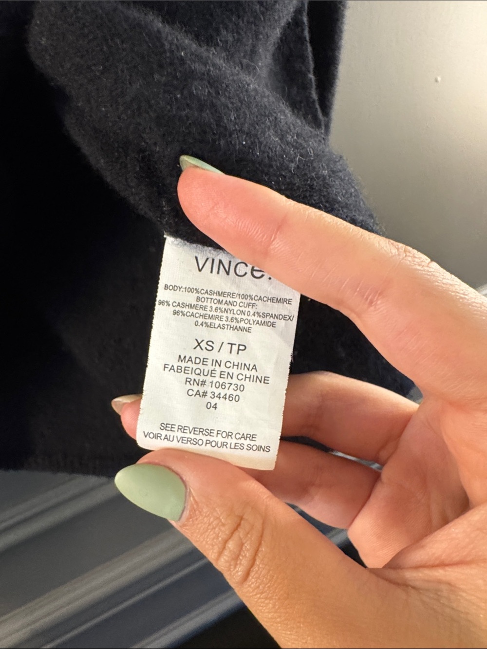 Vince Charcoal Turtleneck Knit Sweater - Picture 2 of 4